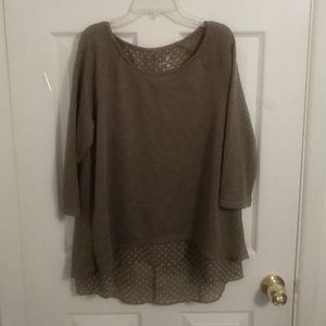 New York & Company 1/2 sleeve top